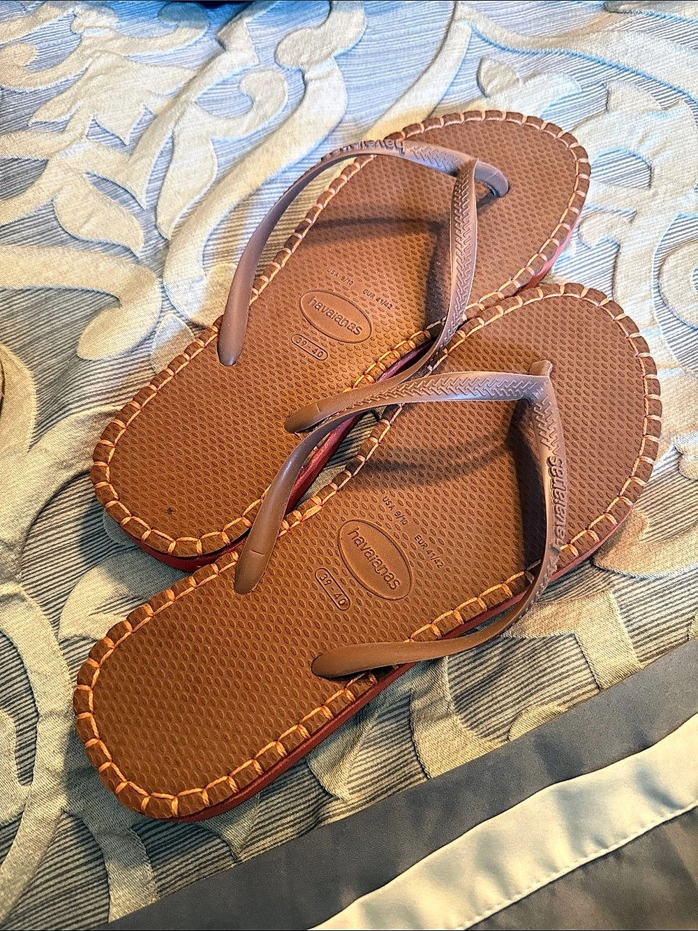 Havaianas Luna Sandals Brown & Red EU 39-40